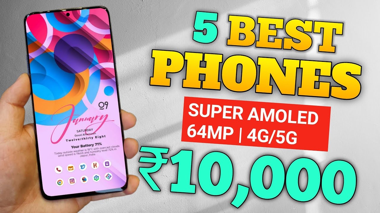 Top 5 Powerful phone under 10000 in august 2023 64mp best camera