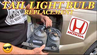 HONDA PILOT TAIL LIGHT BULB REPLACEMENT - How to Change Taillight Bulbs on a Honda Pilot.