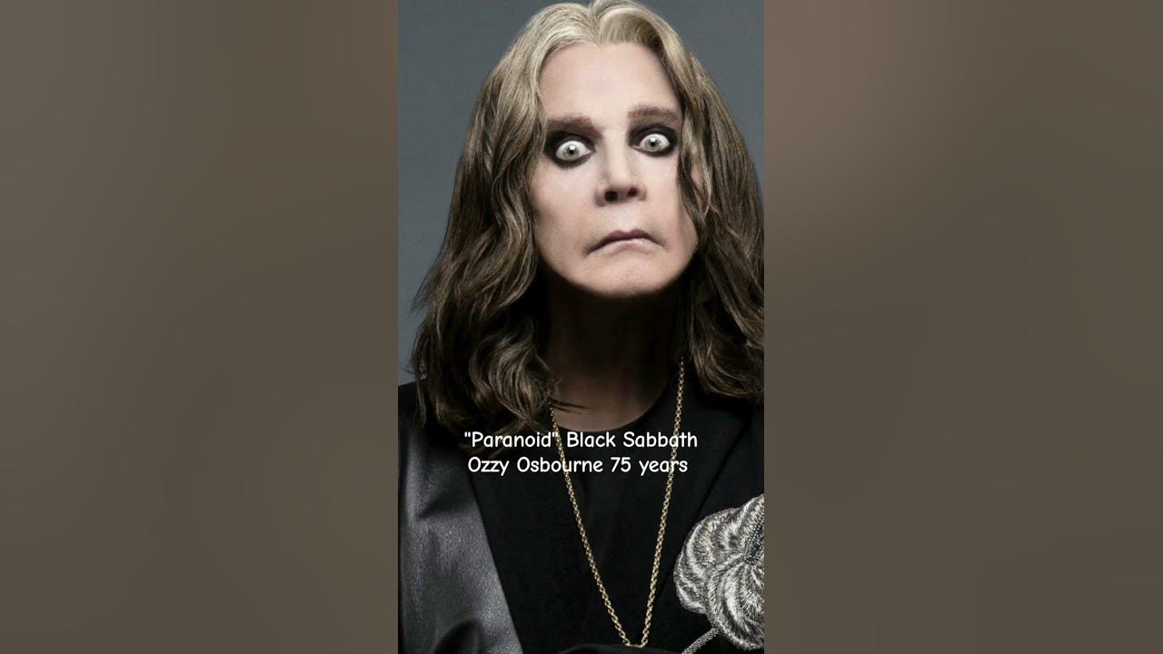 paranoid ozzy osbourne youtube