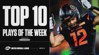 Top 10 Plays from Week One | United Football League
