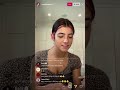 Charli D&#39;Amelio doing her makeup on Instagram live 11/8/20