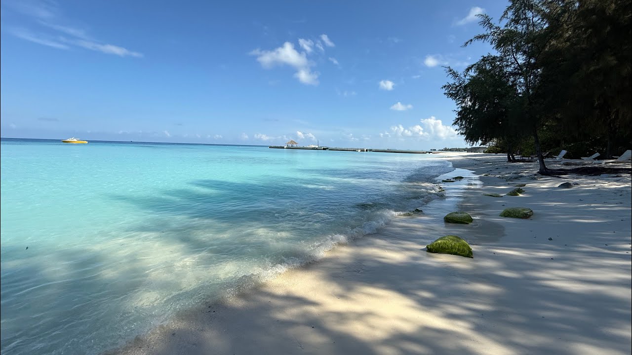 Maldives Ziyaaraifushi at the beach eastside (Summer Island)