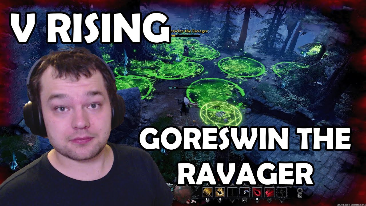 Goreswine the Ravager V Rising Gameplay brutal difficulty