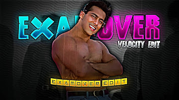 EXAM OVER - VELOCITY EDIT | Exam Complete Status | Exam Status Edit | Danzer Editz