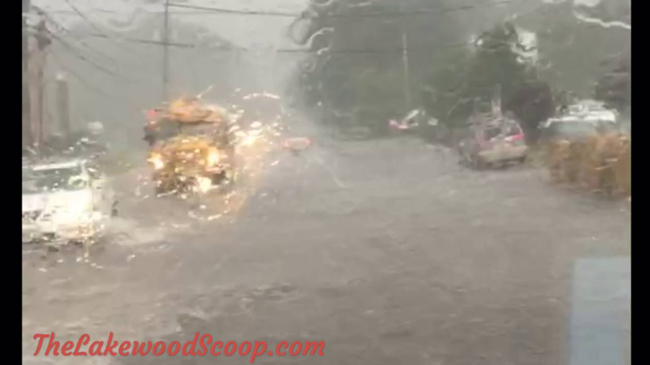 Heavy flooding in Lakewood