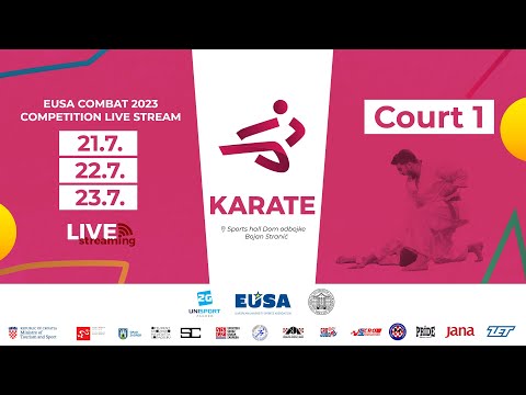 [EUSA Combat 2023] KARATE - Court 1 - Day 2