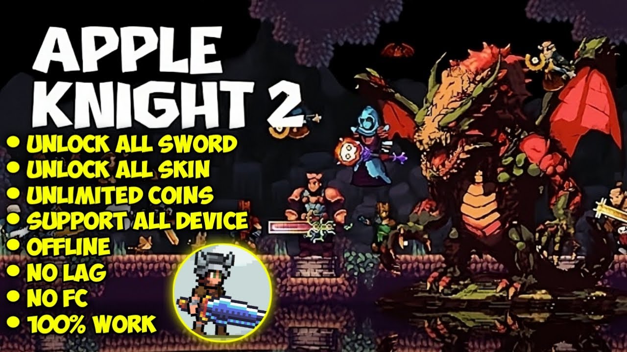 Apple Knight 2 Hack n Slash Game Mod Apk Unlimited
