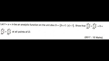 UPSC CSE | Maths Optional | Complex Analysis | PYQ 4