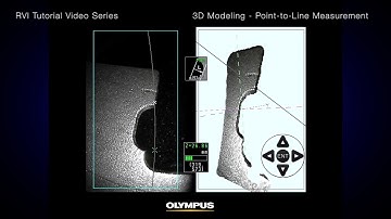 RVI Tutorial Video Series – 3D Modeling Point-to-line Measurement