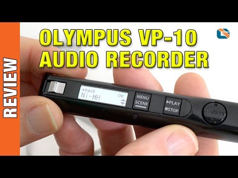 Olympus VP-10 Digital Voice Audio Recorder Review #Olympus