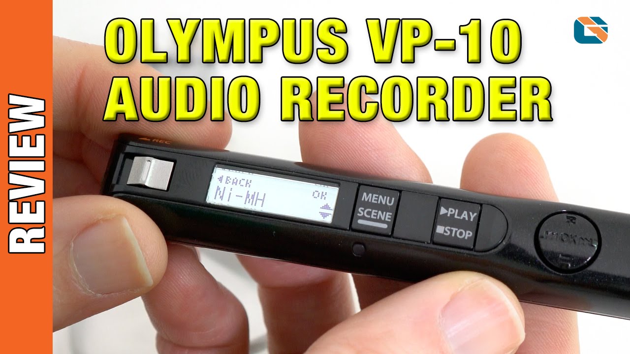 Olympus Vp 10 Digital Voice Audio Recorder Review Olympus Youtube