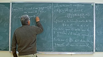 Théorie des groupes, action d