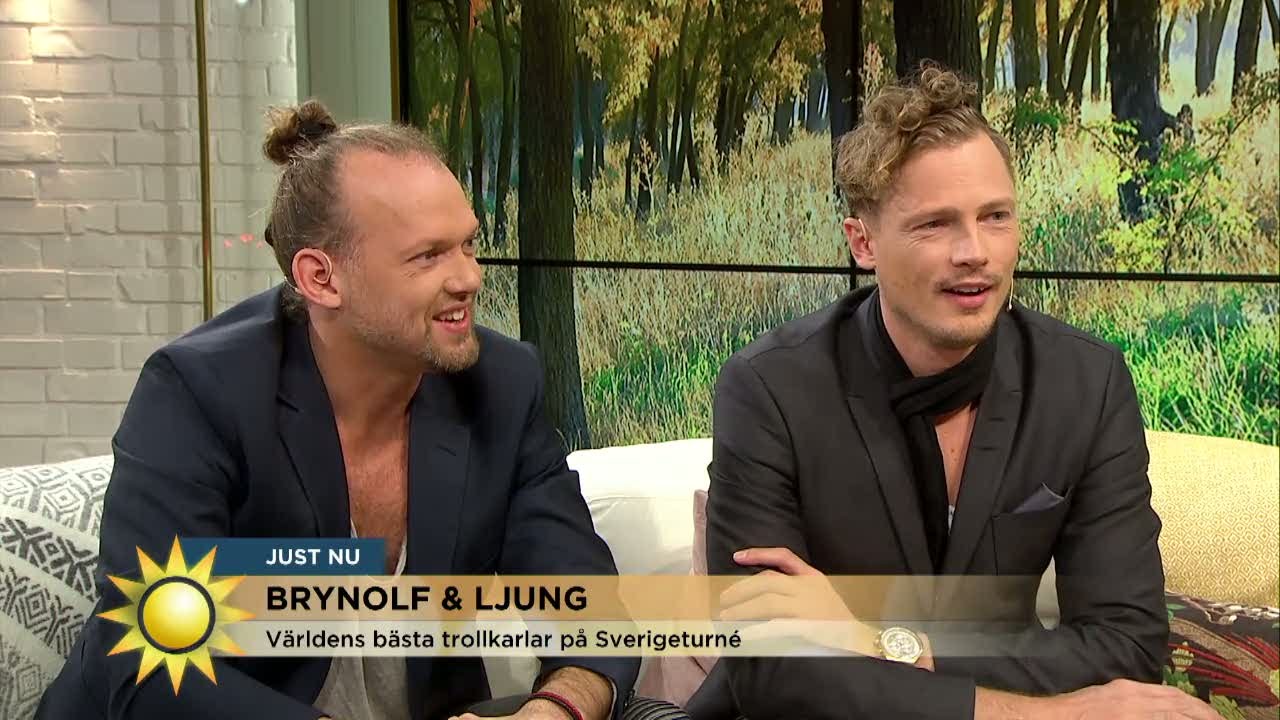 Se magikerna Brynolf & Ljung blåser Steffo - Nyhetsmorgon (TV4)