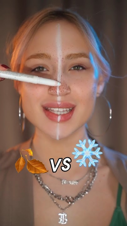 ОСЕННИЙ VS ЗИМНИЙ МАКИЯЖ 🍂 ️💅🏻 #beauty #makeup - YouTube