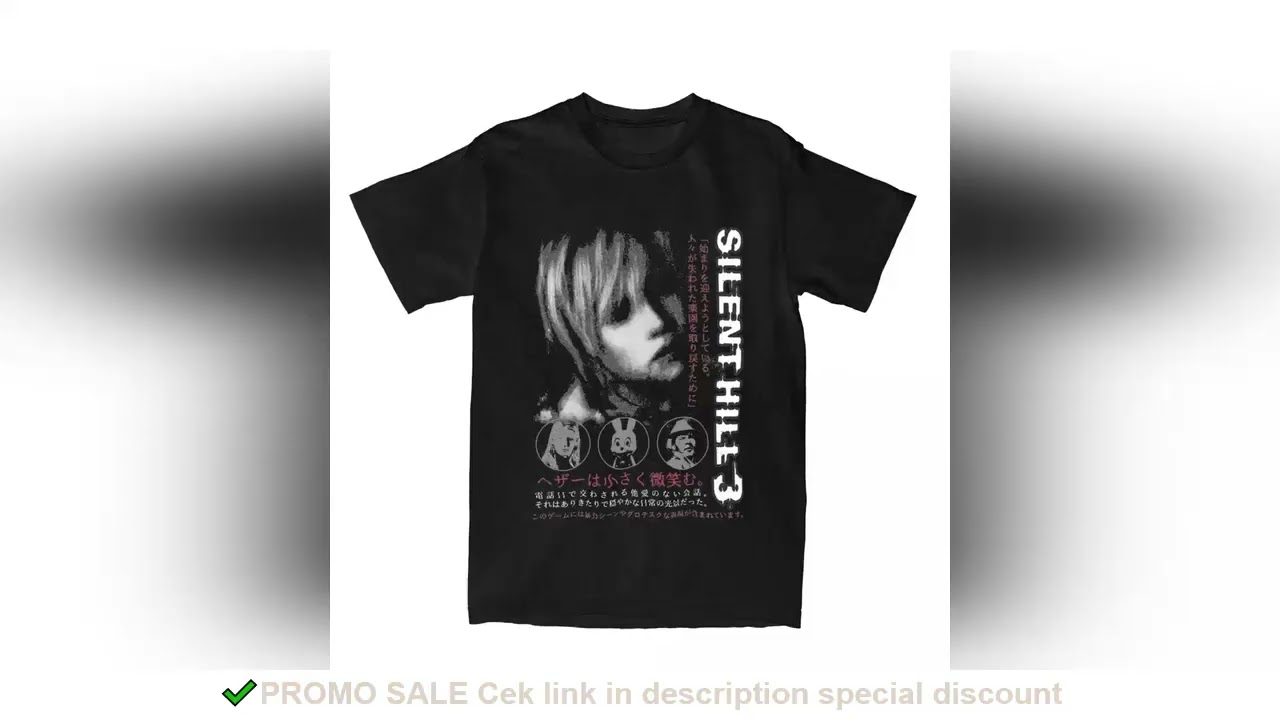 Silent Hill 3 Men Women T Shirt Horror Game Fun Tee Shirt Short Sleeve O-Neck TShirt Cotton Vintage