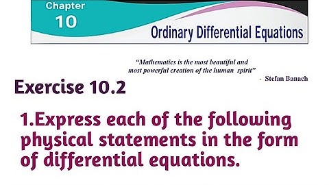 Classs 12 Chapter 10 Ordinary Differential Equations Exercise 10.2 1.(iii), (iv) Sum