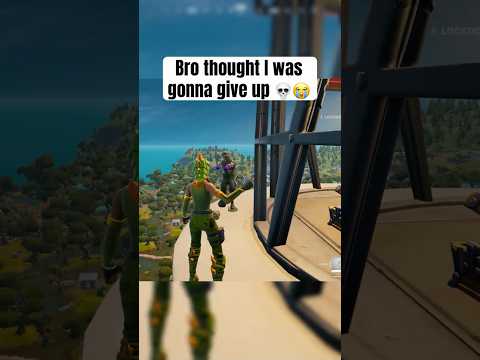 Bro was NOT giving up 🤣 #fortnite #fortniteshorts #gaming