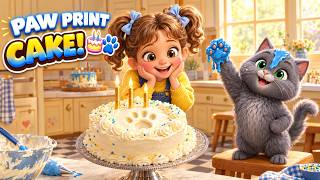 The Birthday Cake Masterpiece 🎂🐾 | Grace & Pumpkin | Funny Cat Cartoon | Kids Bedtime Story screenshot 5