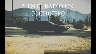 EN EL RADIO UN COCHINERO - VICTOR CIBRIAN [KARAOKE] [LYRIC VIDEO]