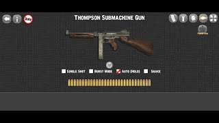 Gun Sounds : Gun Simulator THOMPSON SUBMACHINE GUN #1122b screenshot 4
