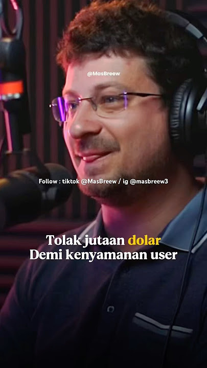 Tolak jutaan dolar untuk iklan #vlc #jeanbaptiste #masbreew