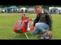 HUGE RC HUGHES-500 SCALE MODEL ELECTRIC HELICOPTER FLIGHT DEMONSTRATION