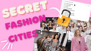 TOP 5 SECRET Fashion Capitals in Europe that you've never heard of!