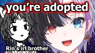 Rin broke after streaming with her IRL little brother and finally said it
