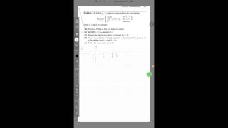 Griffiths Quantum Mechanics problem 1.7 part one