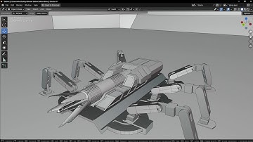 Blender 3D Spaceship Project - Sci-Fi Interior with Advanced Cryopods & Structure