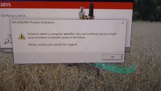 How to fix 'Failed to obtain a computer identifier' SolidWorks Activation error (disabled service)