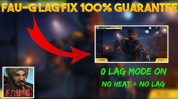 How To Solve Lag Problem In Fau-G | How to fix hanging in faug | Lag problem in faug ||