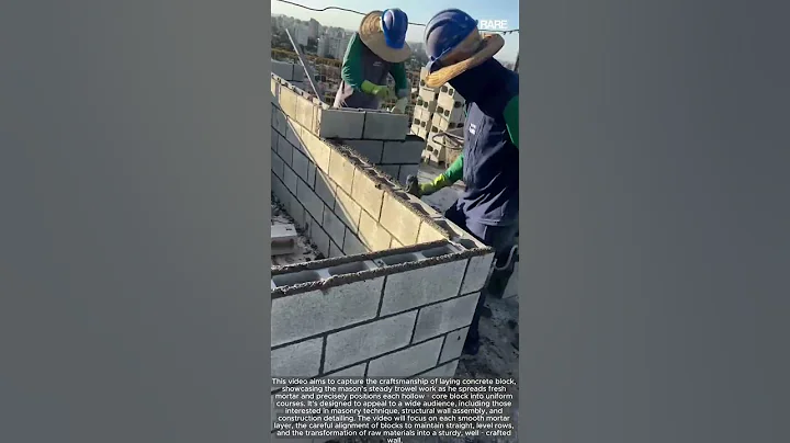 Construction Craft: Setting Concrete Blocks for a Smooth Finish