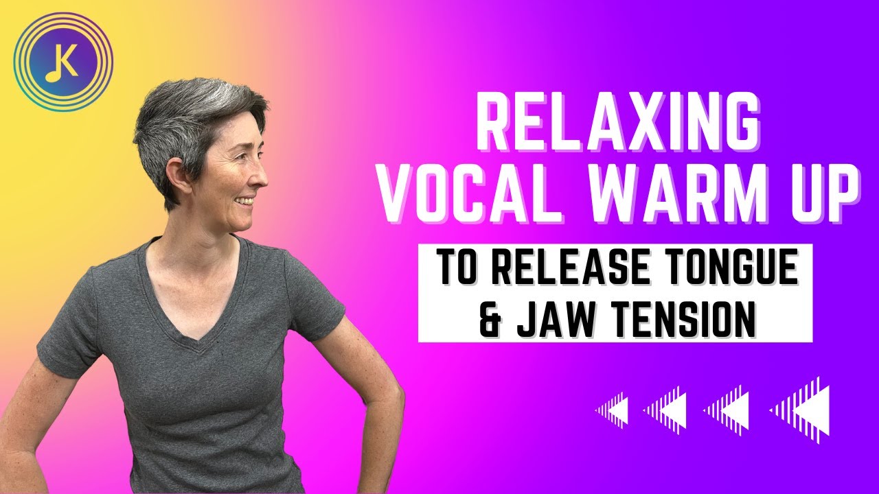 Relaxing Vocal Warm Up to Release Jaw and Tongue Tension - YouTube