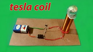 Make a mini 'Tesla coil' (Easy to make)