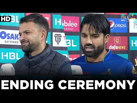 Ending Ceremony | Multan Sultans vs Quetta Gladiators | Match 3 | HBL PSL 8 | MI2A