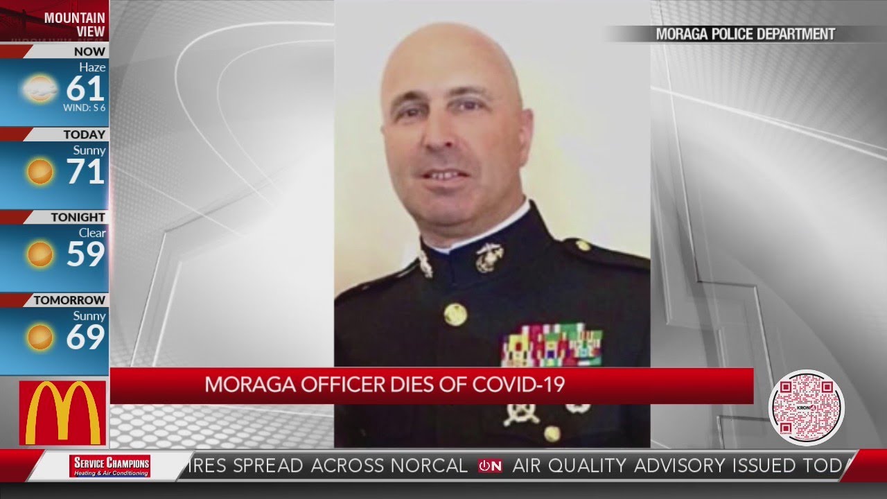 Moraga police officer dies of COVID19 YouTube