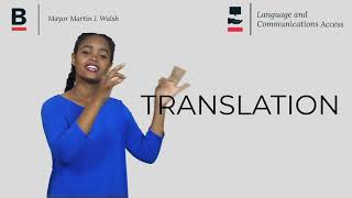 Language and Communications Access - ASL Brochure