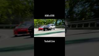 Takumi x Kanata Racing At Tsubaki Line?! | Assetto Corsa  | MF Ghost