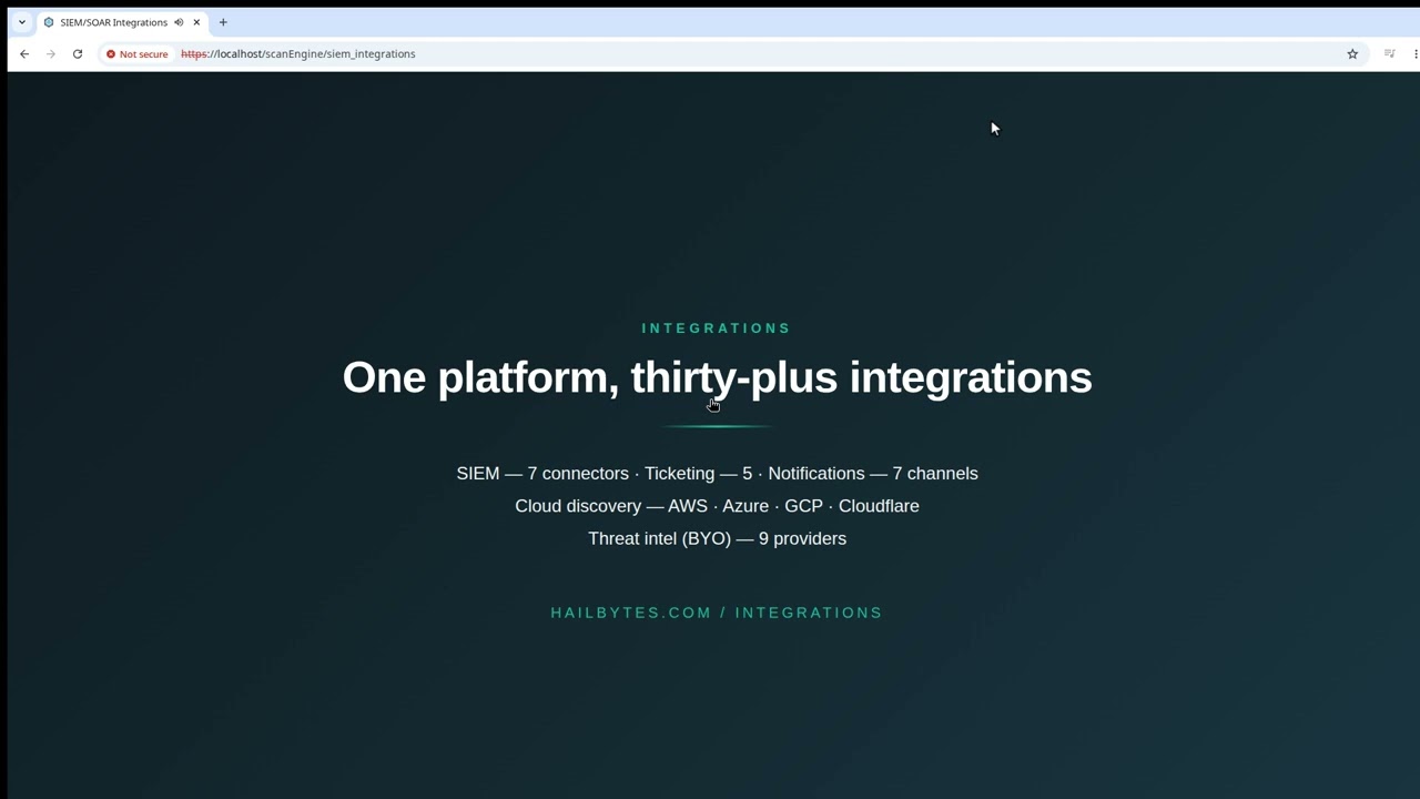 HailBytes ASM product demo - Attack Surface Management Platform video thumbnail