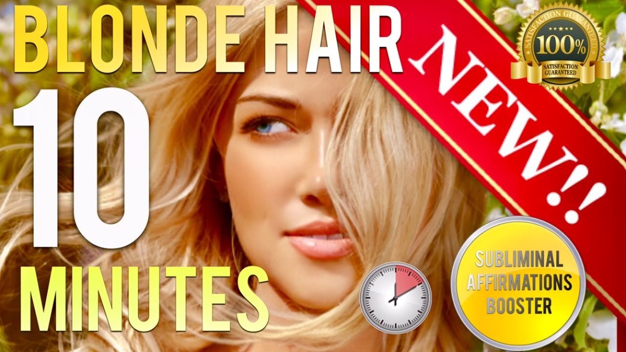 🎧 GROW BEAUTIFUL BLONDE HAIR IN 10 MINUTES! - SUBLIMINAL AFFIRMATIONS BOOSTER - REAL RESULTS DAILY