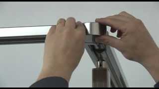 Placer Une Jonction Articulée Alu De Main Courante Square-S9