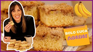 BOLO CUCA DE BANANA I Bolos da Quarentena I Receitas e Temperos