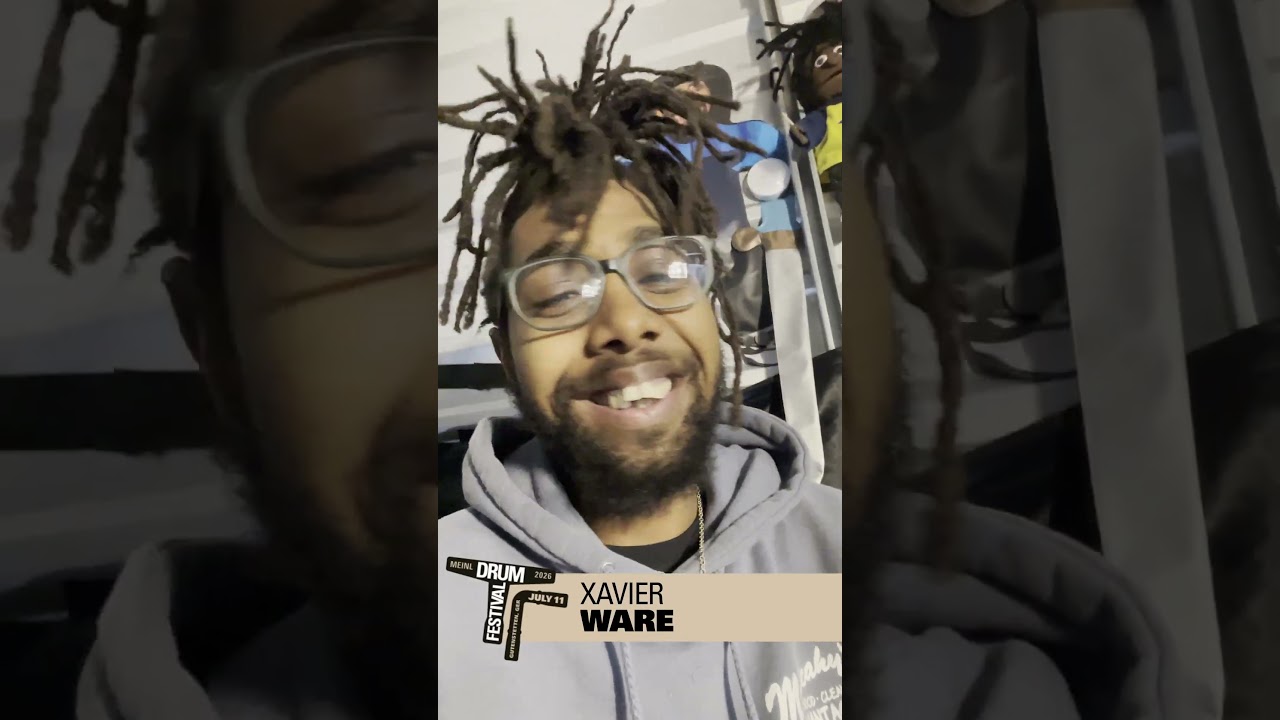 Xavier Ware at the 2026 Meinl Drum Festival #meinldrumfestival #mdf2026 #meinlcymbals #shorts