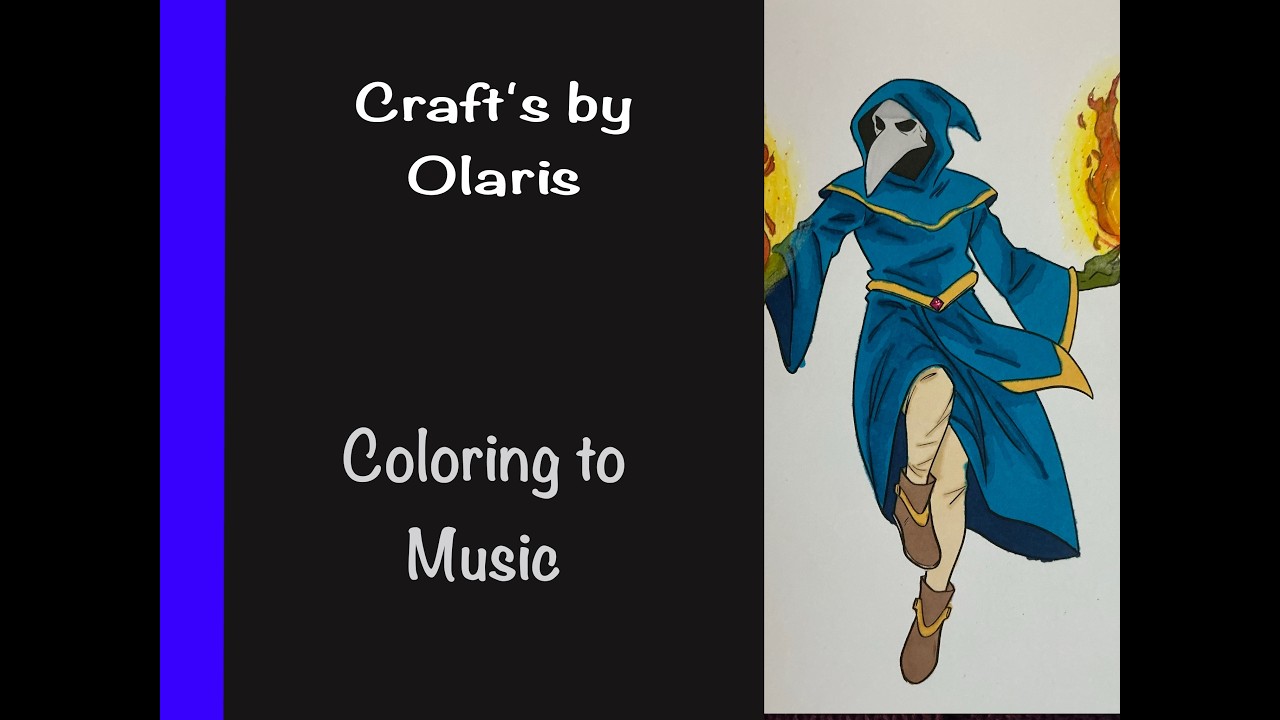 Coloring the Cultist from Terraria!