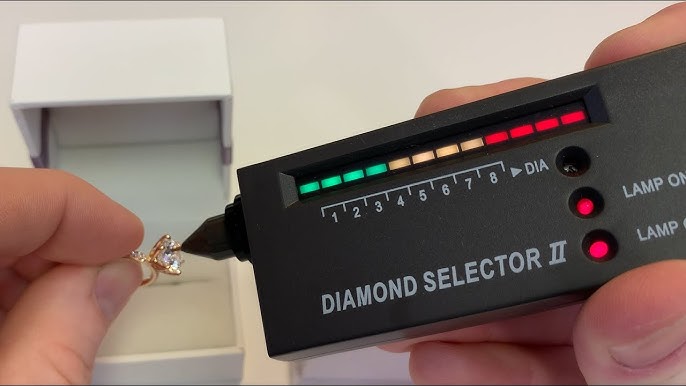 Diamond Tester Pen, High Accuracy Dimond Test Pen Diamond Selector Gold  Testing Kit Professional Jeweler Diamond Tester Tool for Novice and Expert