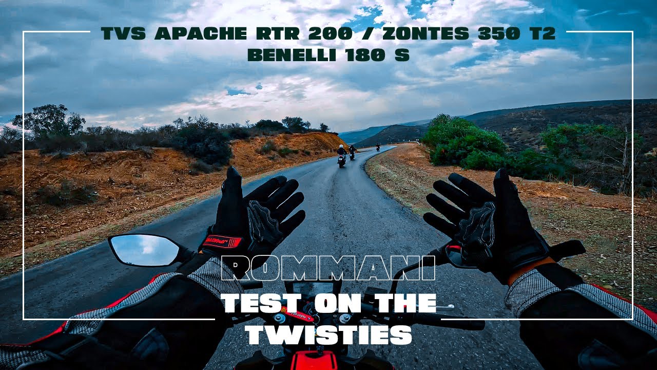 3 Bikes Test on Rommani Twisties + Channel Goals فيراجات طريق الرماني