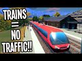 How to Fix Terrible Traffic with Trains in Cities Skylines! #TeaVille