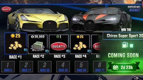 CSR2 | BUGATTI SUPERCAR SCIENCE | Lock-In Cars & Event Info