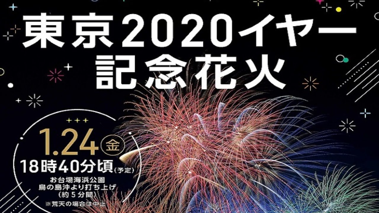 東京2020イヤー記念花火 サムネイル